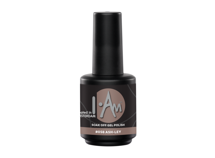 I.Am Soak Off Gel Polish #058 Ash-ley (15ml)