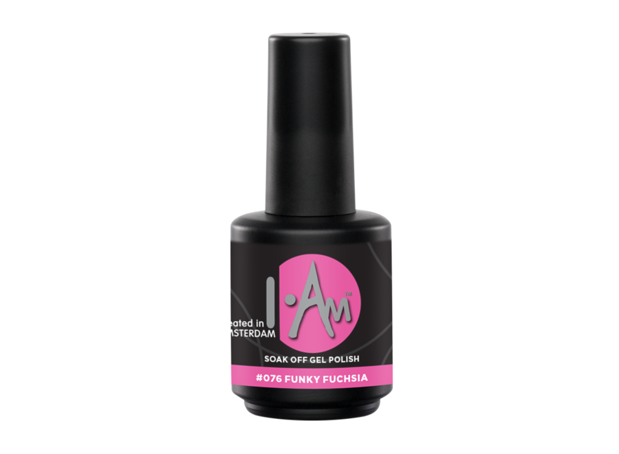 I.Am Soak Off Gel Polish #076 Funky Fuchsia (15ml)
