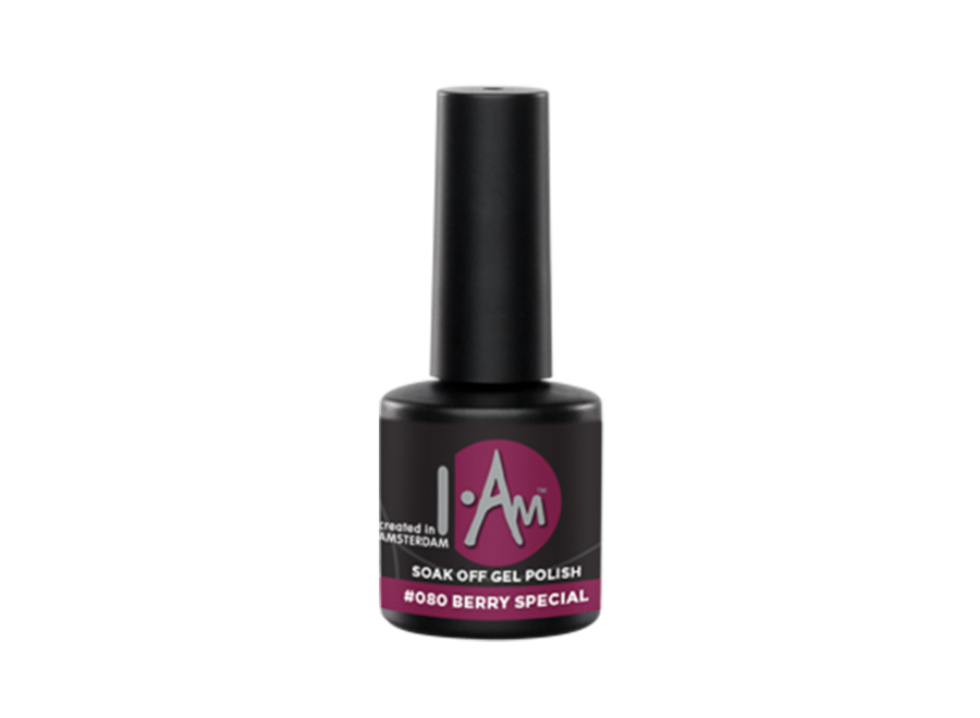 I.Am Soak Off Gel Polish #080 Berry Special (7ml)
