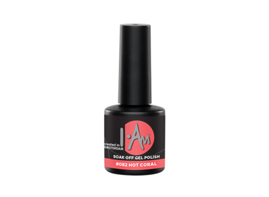 I.Am Soak Off Gel Polish #082 Hot Coral (7ml)