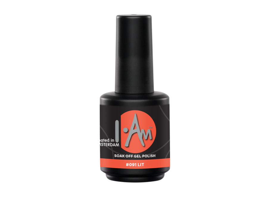 I.Am Soak Off Gel Polish #091 Lit (15ml)