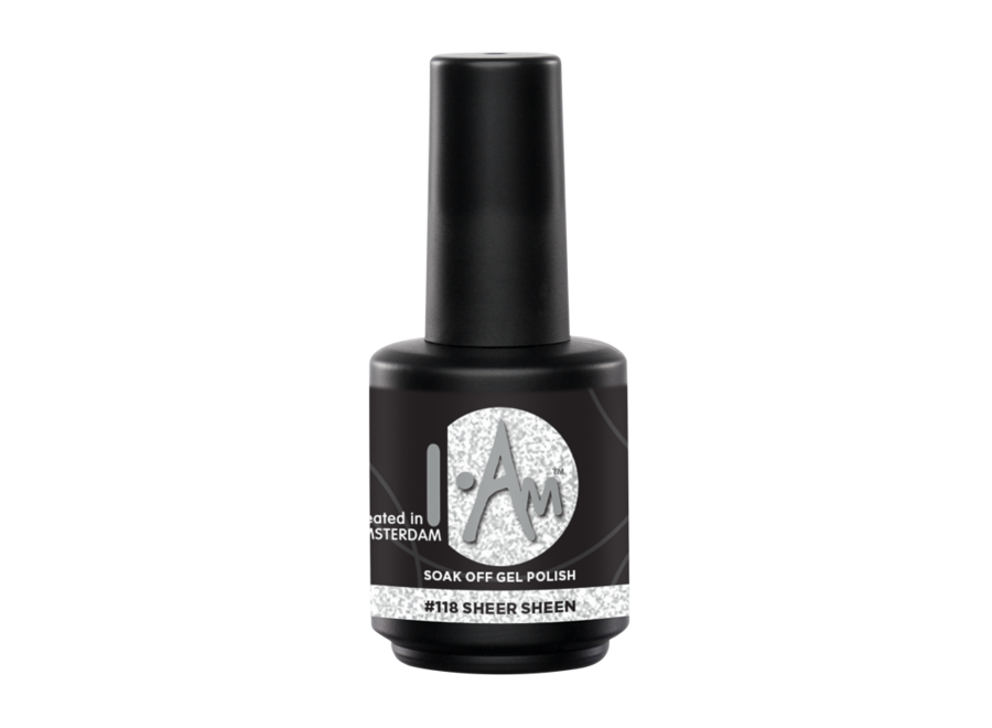 I.Am Soak Off Gel Polish #118 Sheer Sheen (15ml)