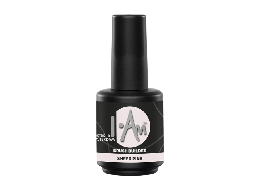 Żel w pędzelku I.Am Brush Builder  Sheer Pink (15ml)
