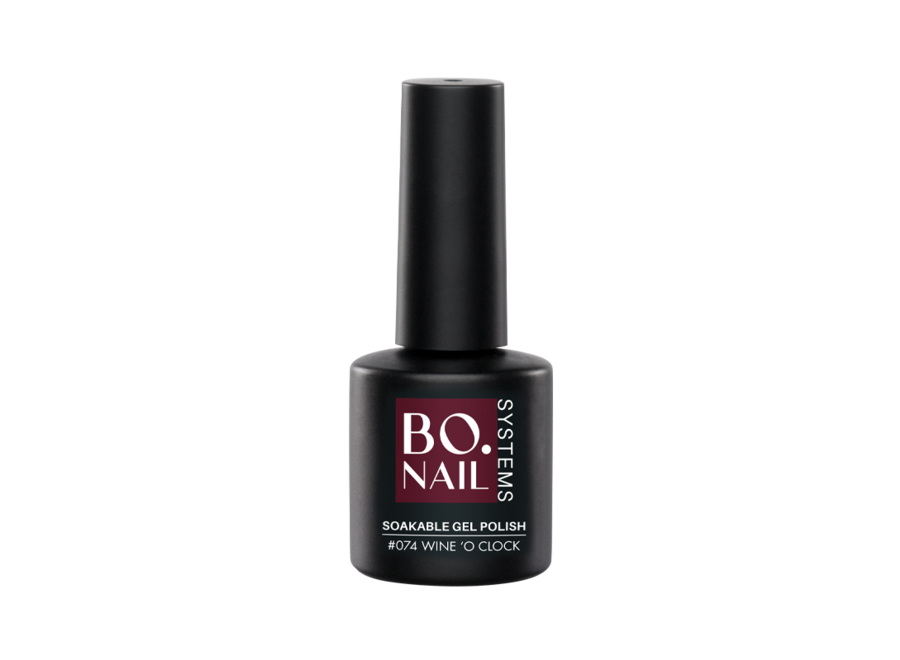 BO.NAIL Soakable Gelpolish #074 Wine 'O Clock (7ml)
