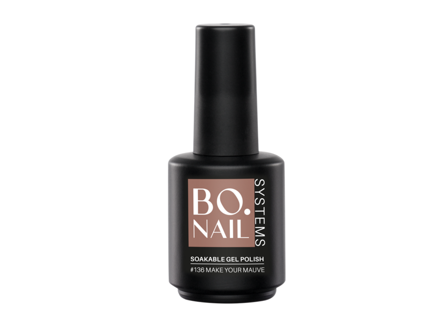 BO.NAIL Soakable Gelpolish #136 Make Your Mauve (15ml)
