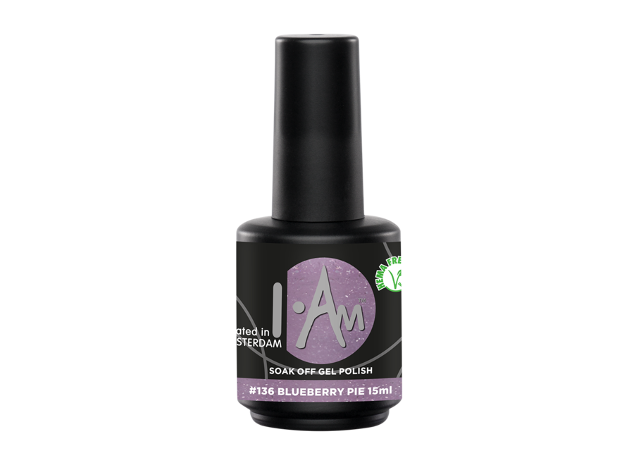 Soak Off Gel Polish #136 Blueberry Pie (15ml)