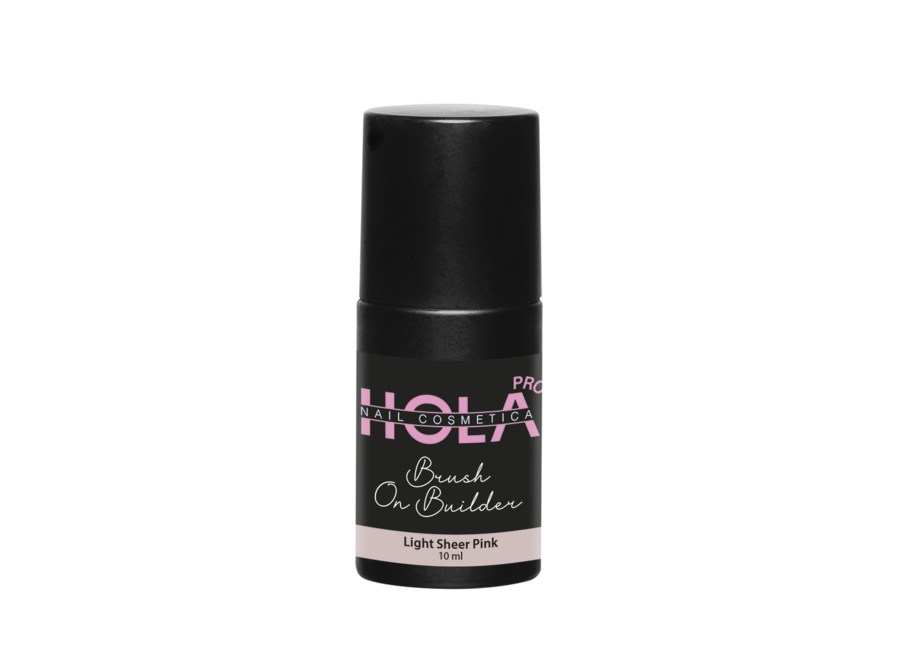 Żel w pędzelku HNC Brush on Builder Light Sheer Pink (10ml)
