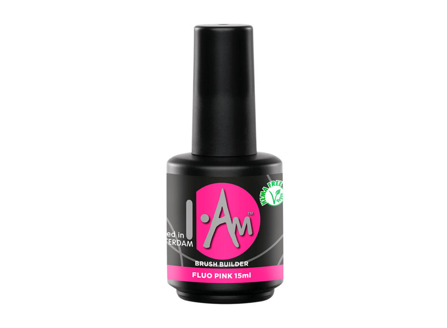 Żel w pędzelku I.Am Brush Builder Fluo Pink (15ml)