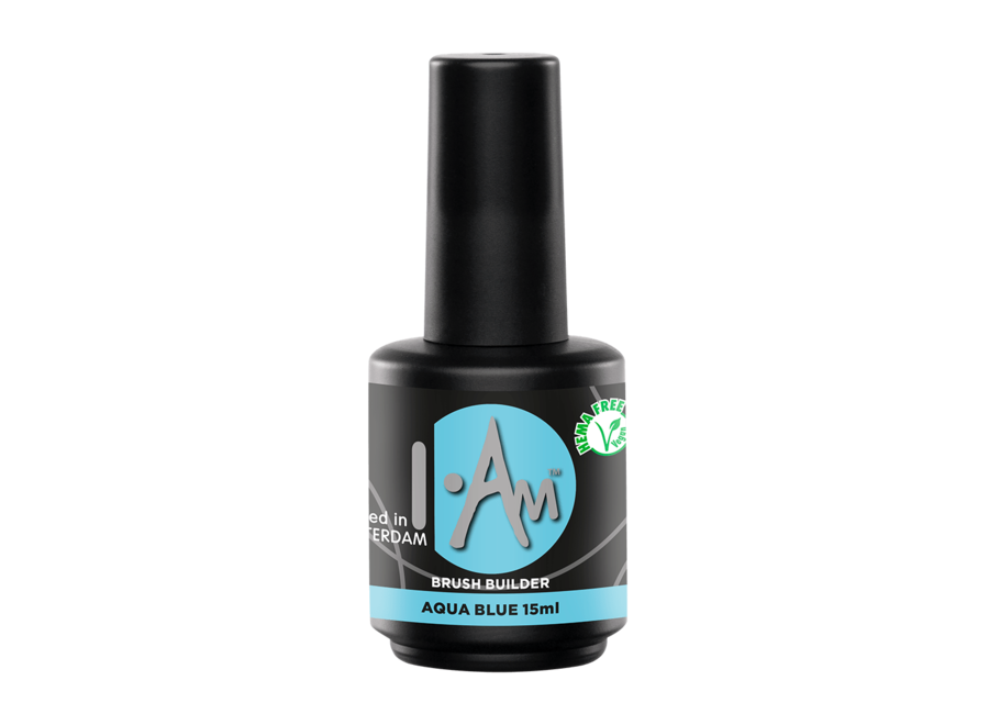 Żel w pędzelku I.Am Brush Builder Aqua Blue (15ml)