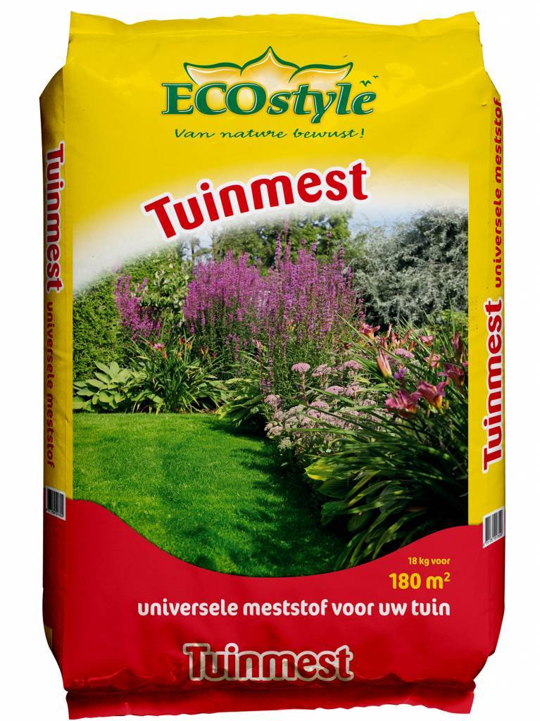 Klik Concentratie Fabel ECOstyle Tuinmest Universeel 18 kg (180 m²) | Tuinmestwinkel.com