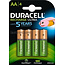 Duracell batterijen oplaadbaar type AA (4 stuks)