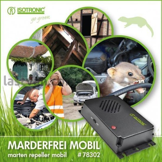 Isotronic marterverjager op batterijen