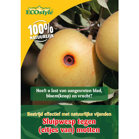 ECOstyle Sluipwesp tegen eitjes van motten (15 m²)
