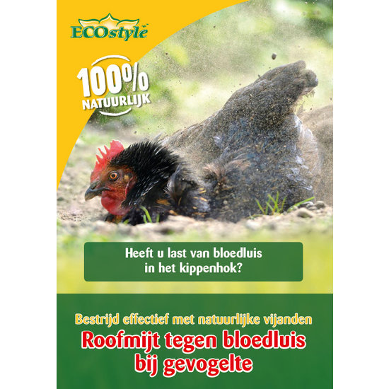ECOstyle Roofmijt tegen bloedluis bij gevogelte