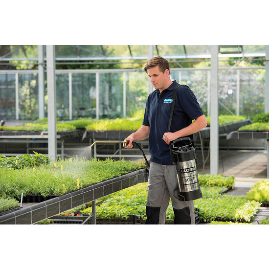 Gloria hogedrukspuit RVS 6 bar 505T (5 liter)