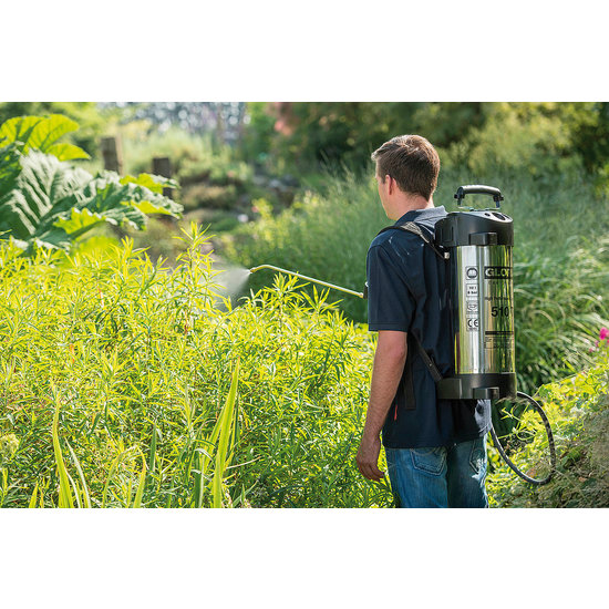 Gloria hogedrukspuit RVS 6 bar 510T (10 liter)