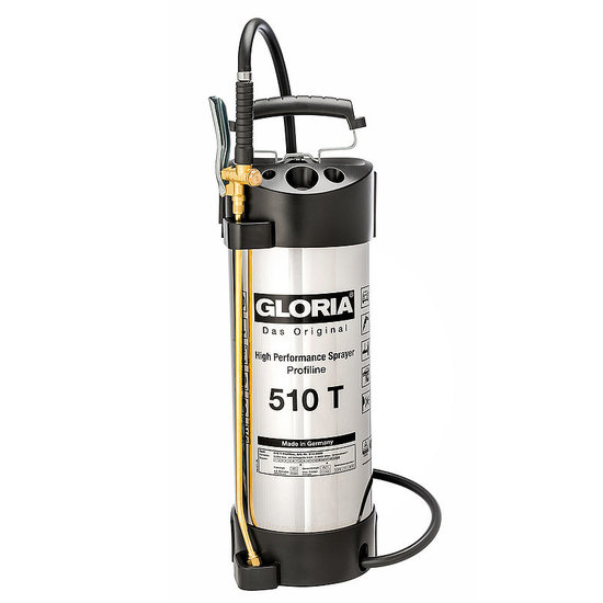 Gloria hogedrukspuit RVS 6 bar 510T (10 liter)
