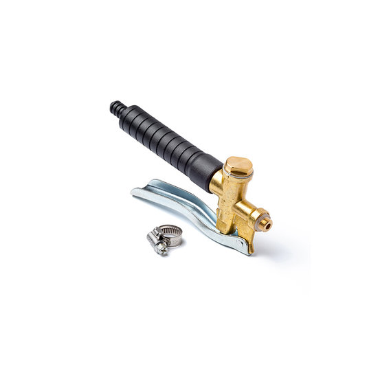 Gloria knijpkraan messing groot compleet