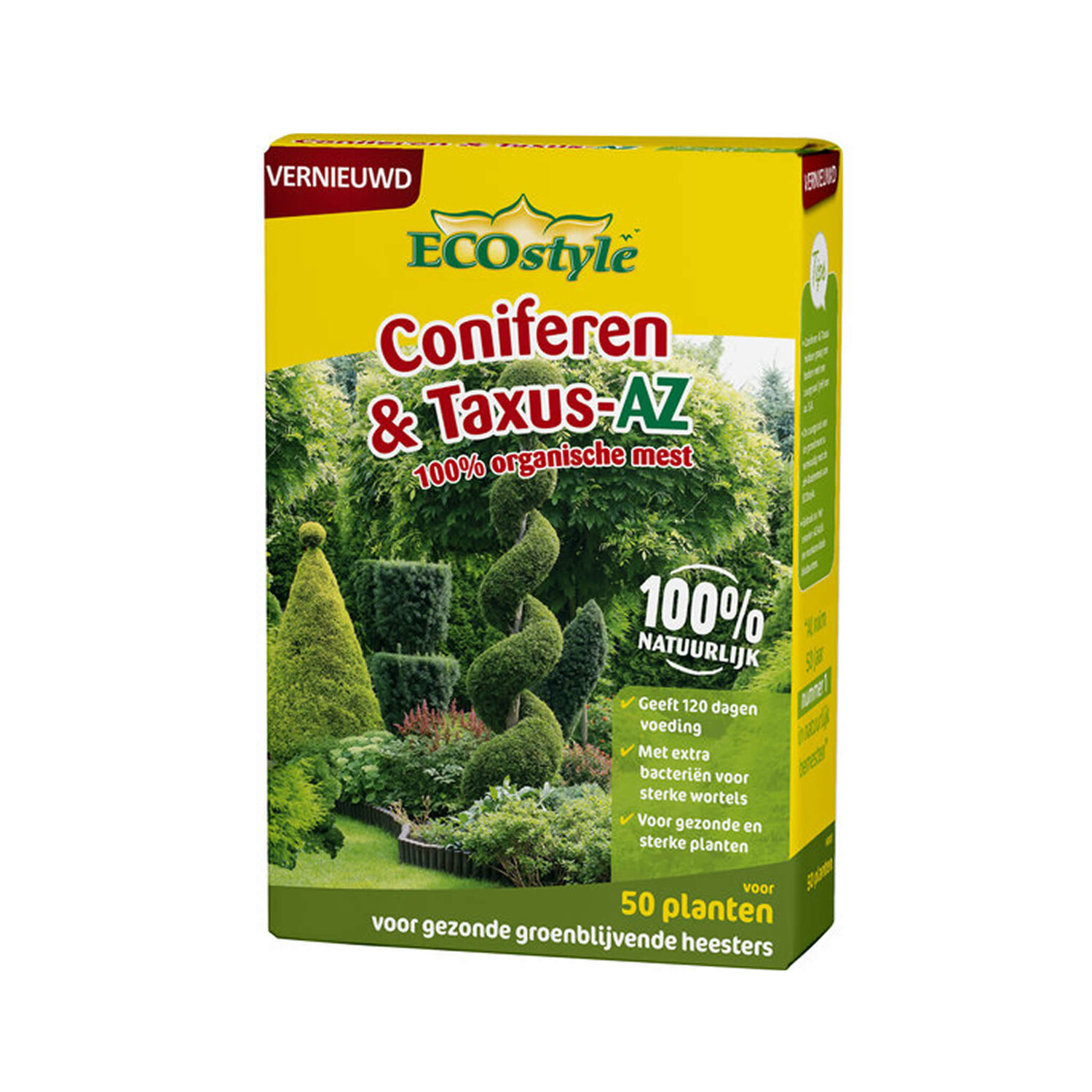ECOstyle Coniferen & Taxus-AZ 1,6 kg (voor ca. 50 planten) |  Tuinmestwinkel.com