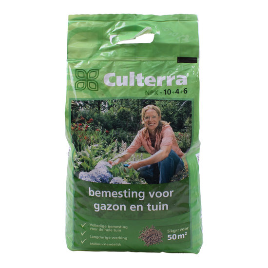 Culterra Groen 10+4+6 5 kg (voor ca. 50 m²)