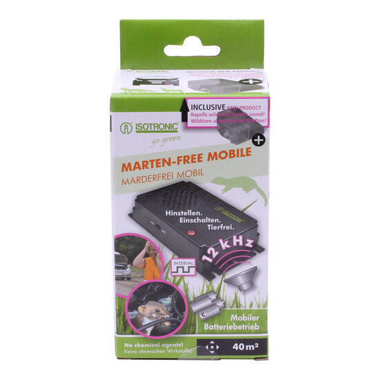 Isotronic marterverjager op batterijen