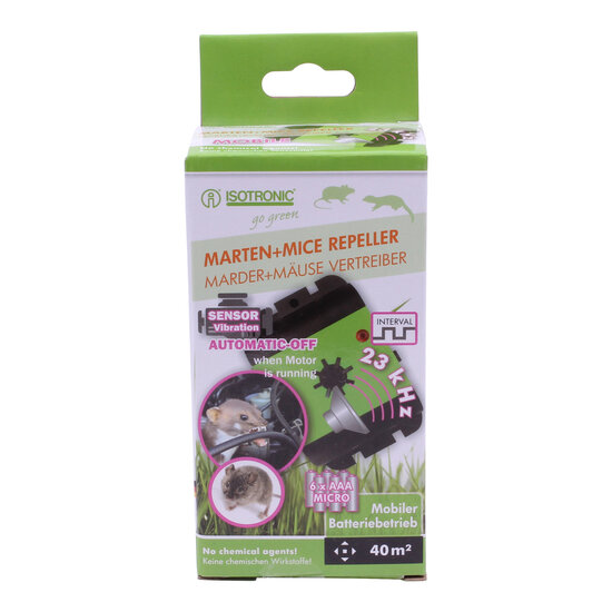 Isotronic marter- en muizenverjager op batterijen