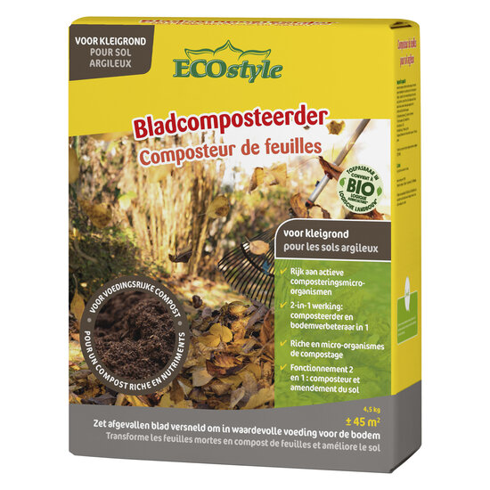 ECOstyle Bladcomposteerder Kleigrond 4,5 kg