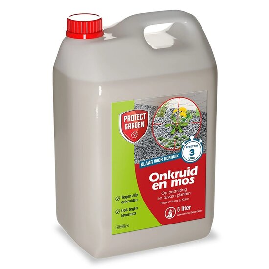 Protect Garden Flitser 3-in-1 spray tegen onkruid, groene aanslag en mos 5 liter