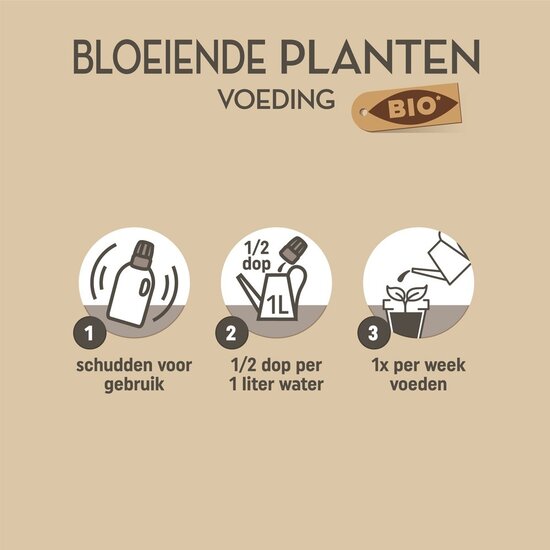 Pokon bio bloeiende plantenvoeding 500ml