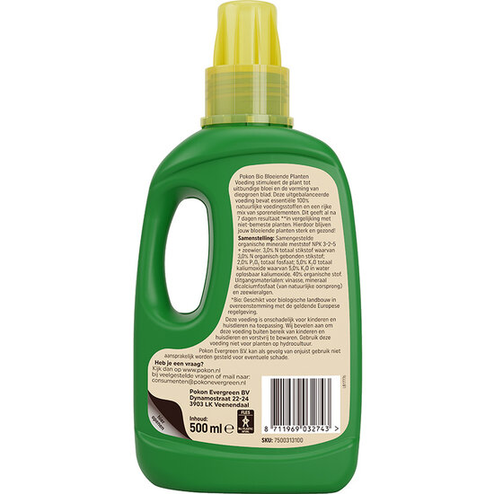 Pokon bio bloeiende plantenvoeding 500ml