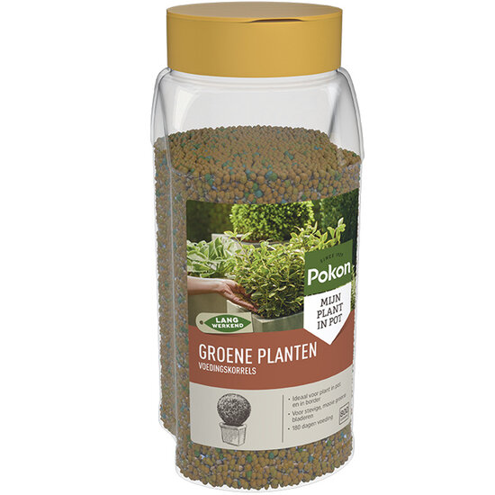 Pokon groene planten voedingskorrels 800 gram
