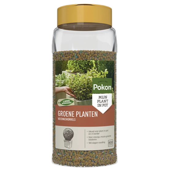 Pokon groene planten voedingskorrels 800 gram