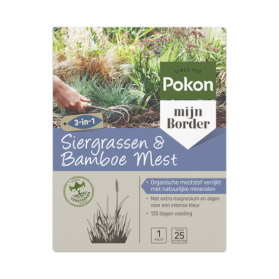 Pokon siergrassen & bamboe mest 1kg