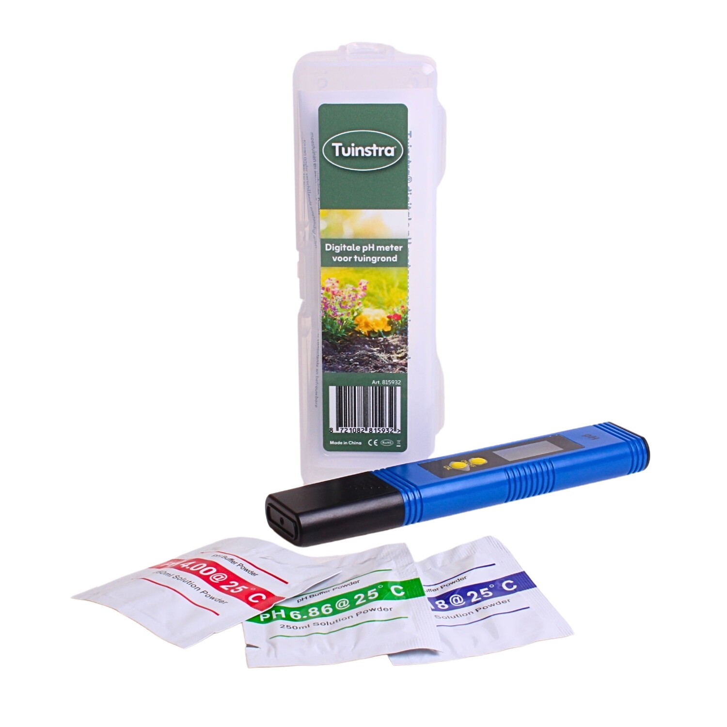 Digitale PH-pen voor Bodem, Digitale PH-meter voor Bodem, 2.0PH-8.5PH Temperatuurvochtigheidstester, Zeer Nauwkeurige Digitale PH-pen voor Bodem, voor Landbouwgrond, PH-tests