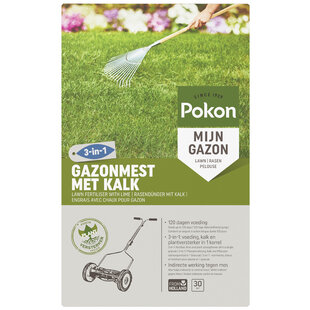 gazonmest met kalk 3-in-1 voor 30m² 2kg