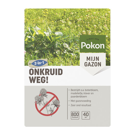 Pokon onkruid weg! 40m² 800gr
