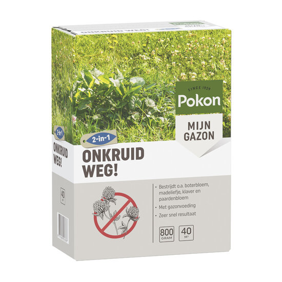 Pokon onkruid weg! 40m² 800gr