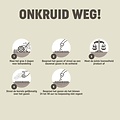 Pokon onkruid weg! 40m² 800gr