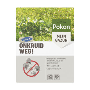 onkruid weg! 80m² 1600gr