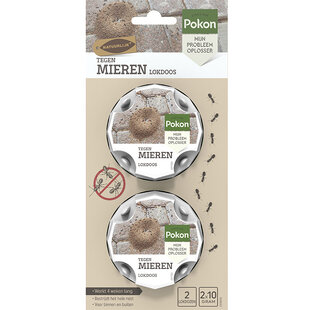 mierenlokdoos wit 2 stuks