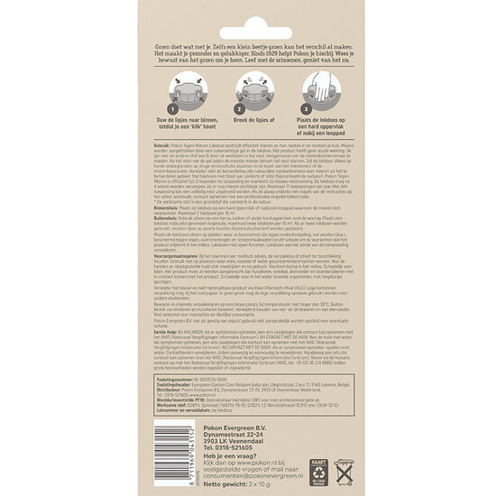 Pokon mierenlokdoos wit 2 stuks