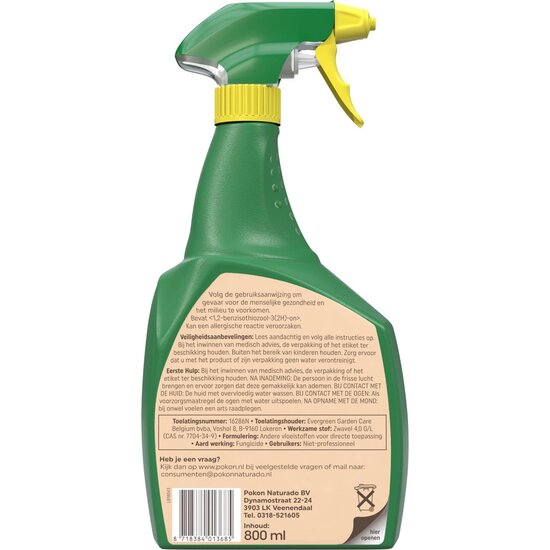 Pokon bio tegen schimmels spray 800ml