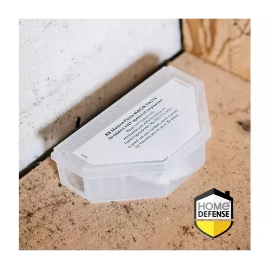 Home Defense® muizenlokdoos pasta 'magik paste' 4 stuks