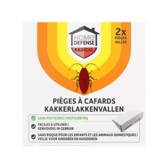 Home Defense® kakkerlakkenvallen 2 stuks