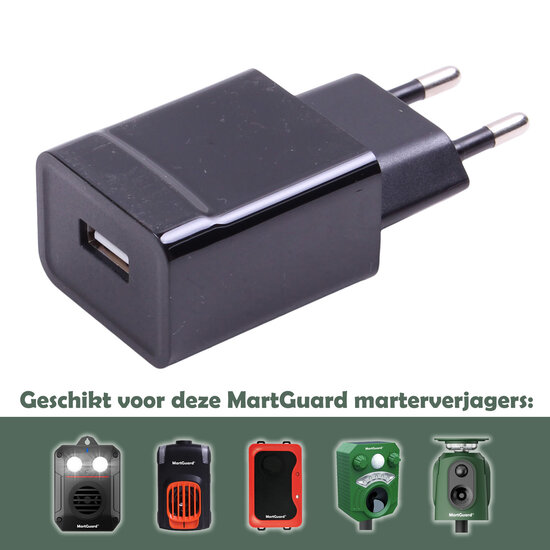 MartGuard® USB stekker 5 volt voor marterverjager