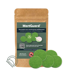 Geurpads zelfklevend voor Marterspray (5 stuks)