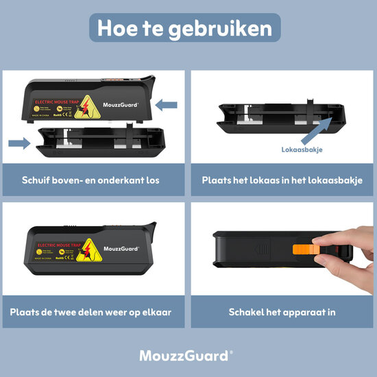 MouzzGuard® elektrische muizenval