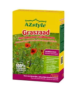 Graszaad met Inheemse veldbloemen 250 gram (ca. 12,5 m²)