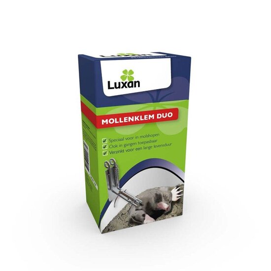 Luxan Mollenklem DUO gegalvaniseerd