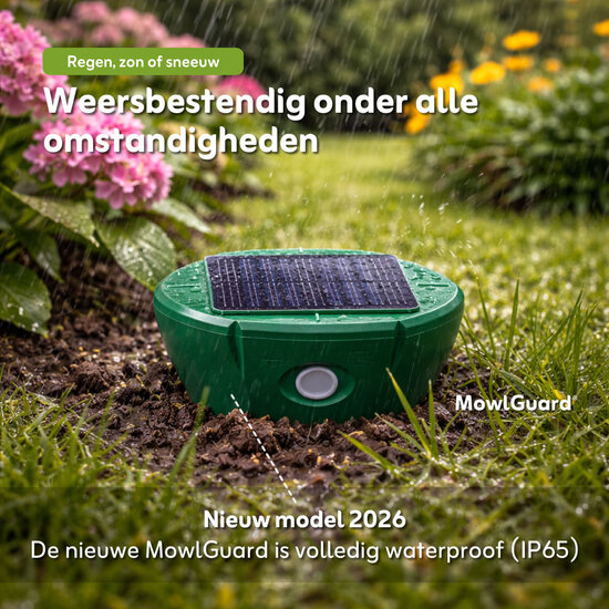MowlGuard® mollenverjager op zonne-energie (4 stuks)